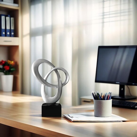 Dosker Knot Mobius Stripe Modern Abstract Sculpture for Home Decor Coffee Table - Picture 5 of 6